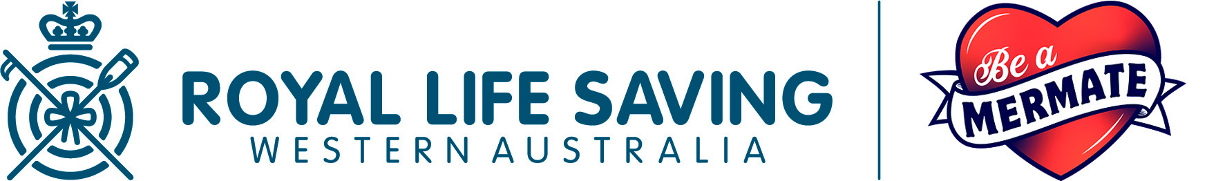 Royal Life Saving WA Be a Mermate logo